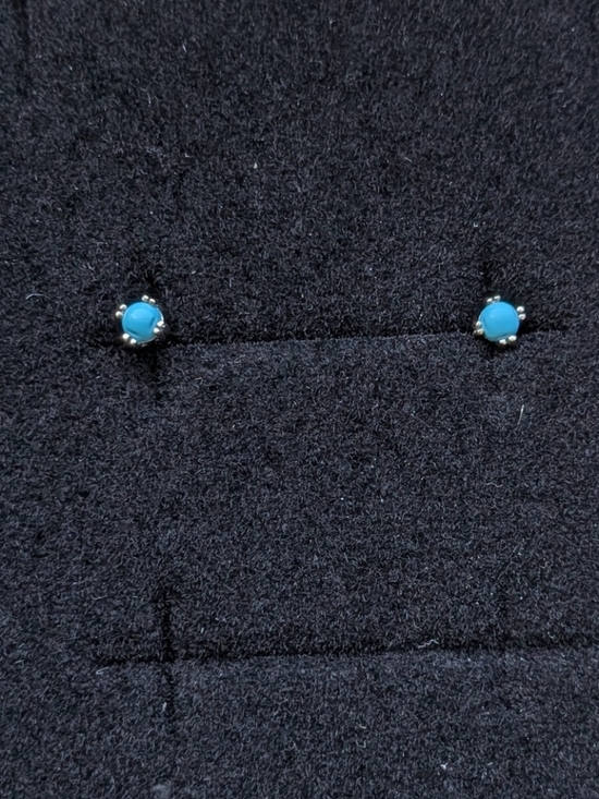 Automic Gold Jewelry - Automic Gold 14k Gold Turquoise Earrings